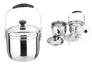 供應(yīng)不銹鋼雙層免火再煮鍋 探索潮安縣金石鎮(zhèn)榮華不銹鋼制品廠的品質(zhì)廚具